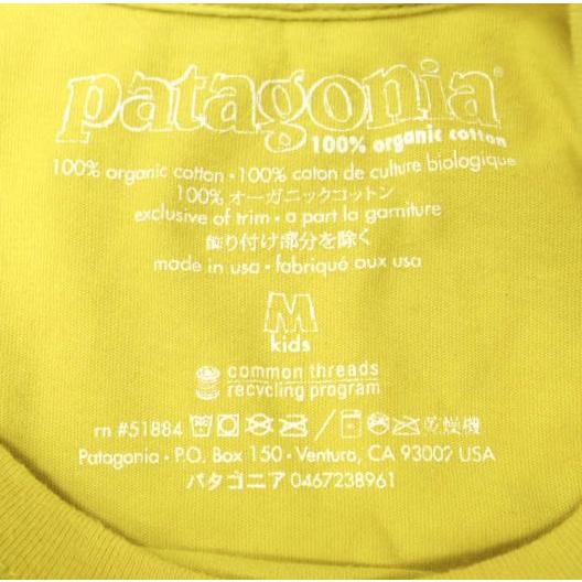 PATAGONIA パタゴニア ?Organic Cotton Live Simply T-Shirt キッズ プリントTシャツ KIDS M イエロー 半袖 ギター トップス g14003 |  | 02