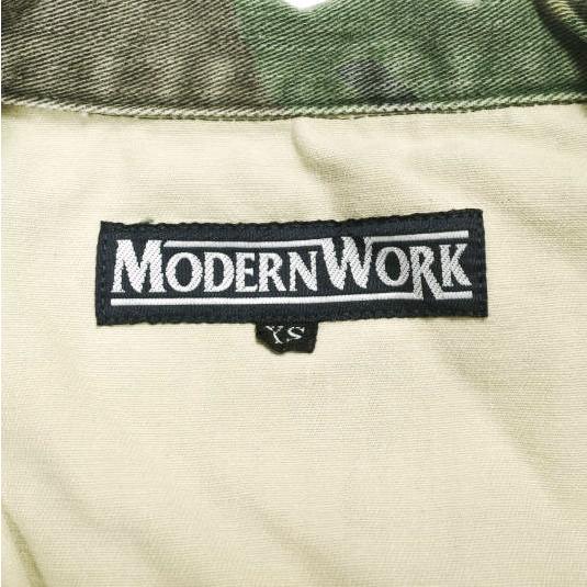 MODERN WORK モダンワーク 日本製 カモフラージュワークジャケット XS CAMO アウター g14005 |  | 02
