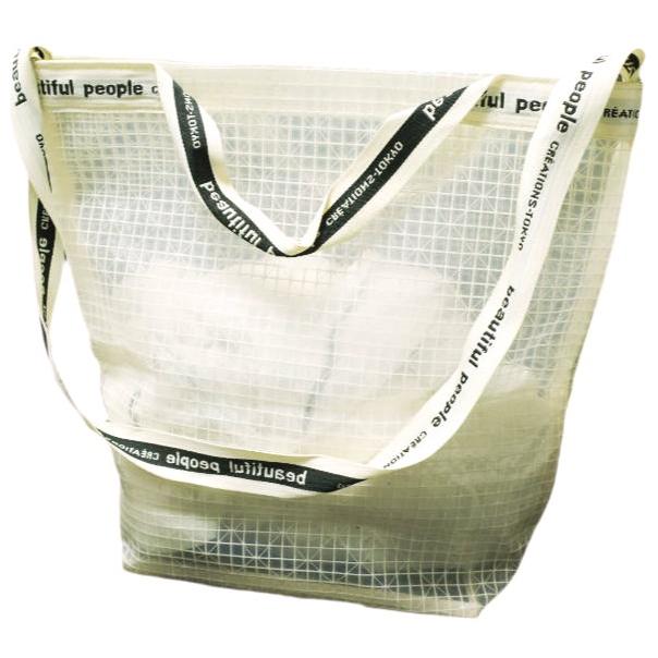 beautiful people ビューティフルピープル 日本製 2WAY PVC トートバッグ 1719611917 クリア ビニール ショルダーバッグ カバン g14014 | 