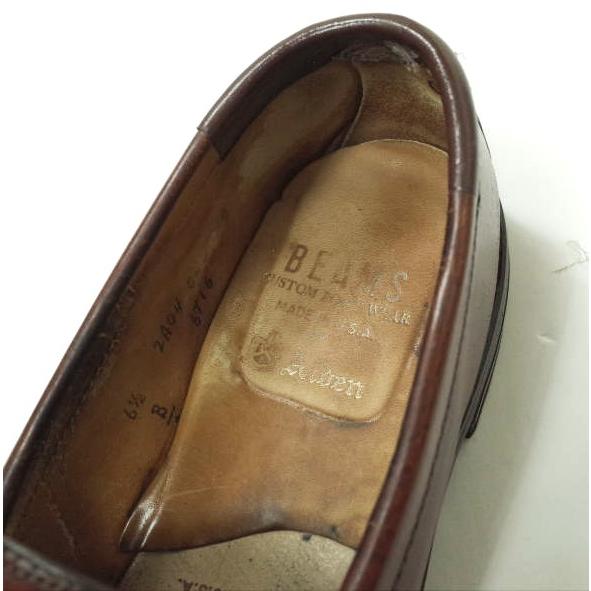 オールデン6716 ペニーローファー　バーガンディ　コードバン　ALDEN ALDEN x BEAMS オールデン ビームス 別注 6716 コードバン