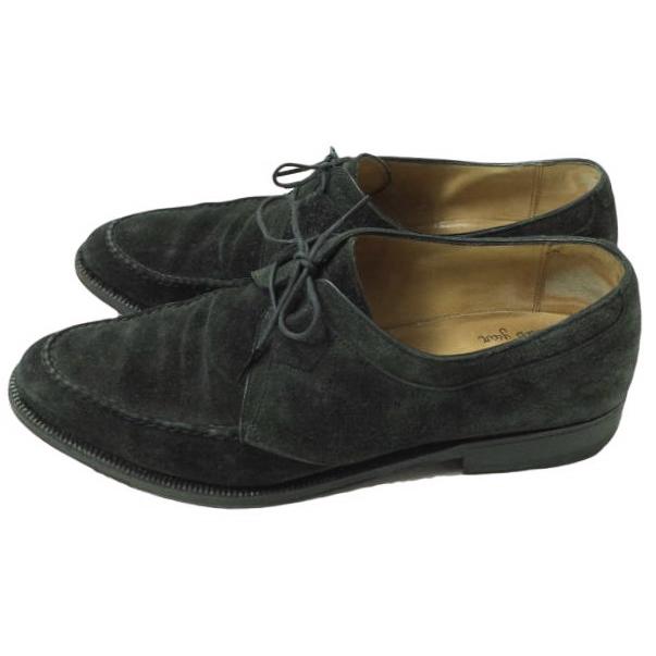 Enzo Bonafe x BEAMS エンツォボナフェ ビームス 別注 Suede Ghillie Shoes スエードギリーシューズ UK6.5(25cm) ブラック Uチップ g14067 |  | 01