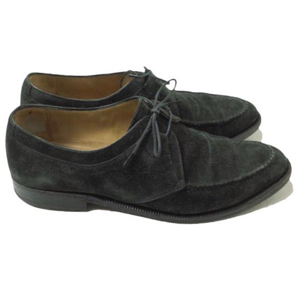 Enzo Bonafe x BEAMS エンツォボナフェ ビームス 別注 Suede Ghillie Shoes スエードギリーシューズ UK6.5(25cm) ブラック Uチップ g14067 |  | 02