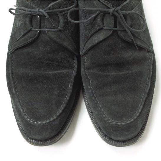 Enzo Bonafe x BEAMS エンツォボナフェ ビームス 別注 Suede Ghillie Shoes スエードギリーシューズ UK6.5(25cm) ブラック Uチップ g14067 |  | 04