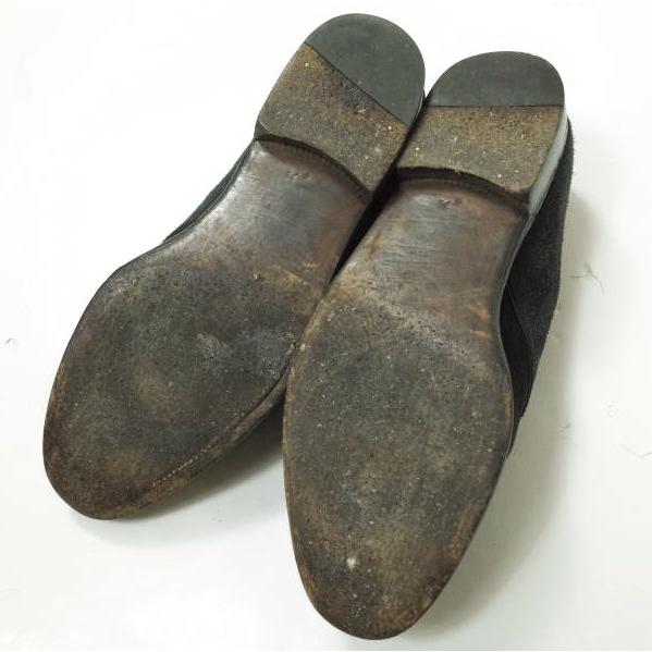 Enzo Bonafe x BEAMS エンツォボナフェ ビームス 別注 Suede Ghillie Shoes スエードギリーシューズ UK6.5(25cm) ブラック Uチップ g14067 |  | 08