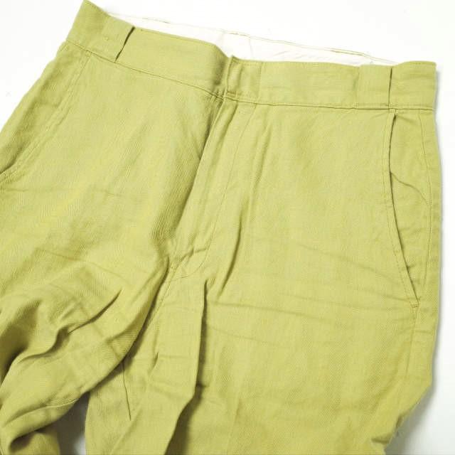 Pilgrim Surf+Supply ピルグリム 23SS Kali Work Pants コットンリネンヘリンボーン ワークパンツ 37-24-0311-874 2 MUSTARD BEAMS g14071 |  | 03