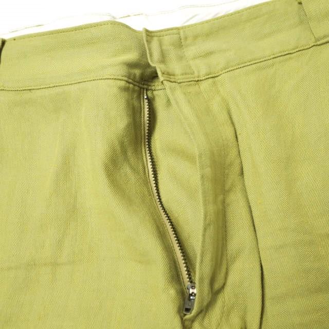 Pilgrim Surf+Supply ピルグリム 23SS Kali Work Pants コットンリネンヘリンボーン ワークパンツ 37-24-0311-874 2 MUSTARD BEAMS g14071 |  | 04