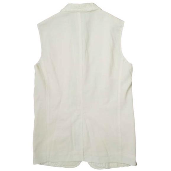 tao COMME des GARCONS タオ コムデギャルソン 22SS レースMIX ニードル加工ベスト TI-V002 M ホワイト ジャケット 定価132,000円 g14121 |  | 01