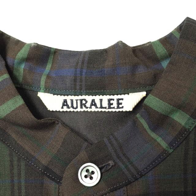 AURALEE オーラリー 日本製 SUPER LIGHT WOOL CHECK ONE-PIECE AURALEE オーラリー 日本製 SUPER LIGHT WOOL CHECK ONE-PIECE
