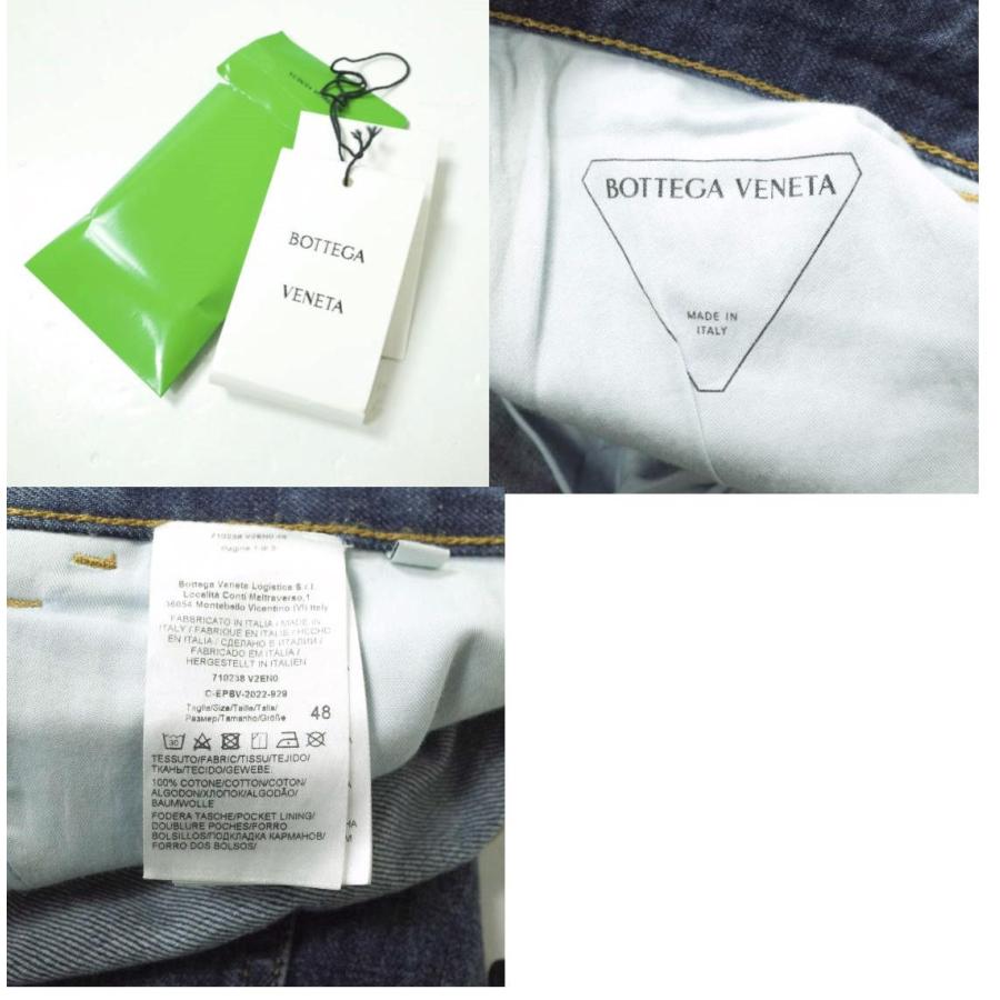 BOTTEGA VENETA ボッテガヴェネタ 23AW イタリア製 ミディアムウォッシュドデニムパンツ ストレートジーンズ 710238 V2EN0 48 g14168 |  | 09