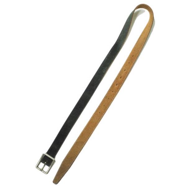 COMME des GARCONS HOMME PLUS コムデギャルソンオムプリュス 日本製 カウスエードベルト PT-K304 ブラック 牛革 レザー ナロー g14169 |  | 02