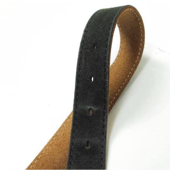 COMME des GARCONS HOMME PLUS コムデギャルソンオムプリュス 日本製 カウスエードベルト PT-K304 ブラック 牛革 レザー ナロー g14169 |  | 04