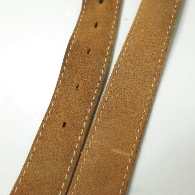 COMME des GARCONS HOMME PLUS コムデギャルソンオムプリュス 日本製 カウスエードベルト PT-K304 ブラック 牛革 レザー ナロー g14169 |  | 05