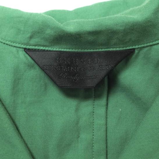 UNUSED アンユーズド 20SS 日本製 コットンレーヨン オープンカラーシャツ US1746 M グリーン 長袖 開襟 トップス g14187 |  | 03