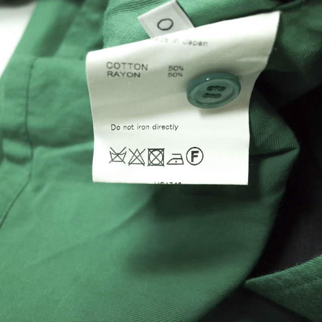 UNUSED アンユーズド 20SS 日本製 コットンレーヨン オープンカラーシャツ US1746 M グリーン 長袖 開襟 トップス g14187 |  | 07