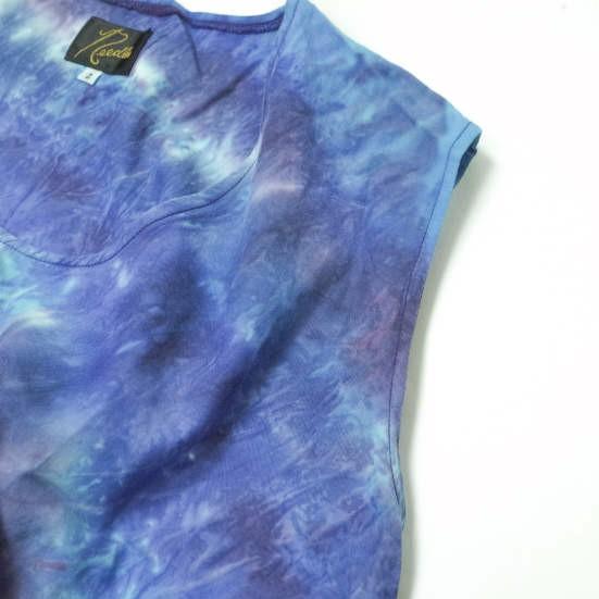 Needles x BEAMS BOY ニードルス ビームスボーイ 19SS 別注 Tiedye Dress タイダイドレス EJ347 2 BLUE ノースリーブ ワンピース g14193 |  | 04