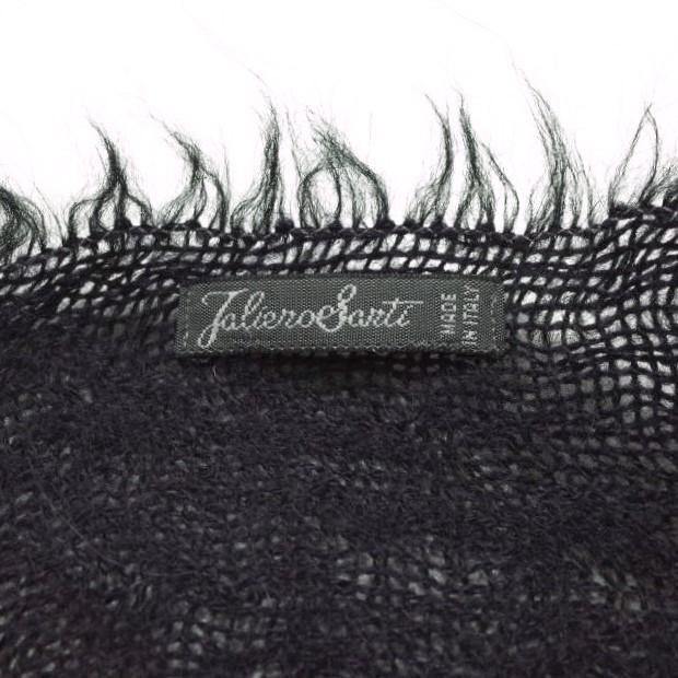 Faliero Sarti ファリエロサルティ イタリア製 フリンジストール ネイビー マフラー ユニセックス g14194 |  | 02