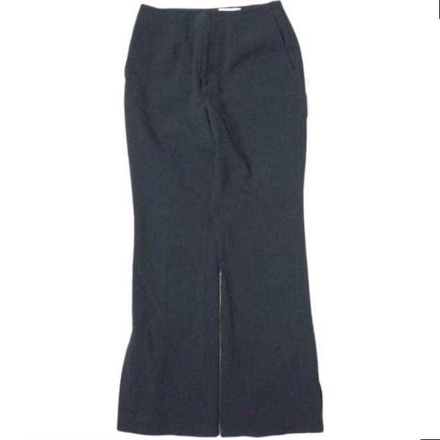 UNITED ARROWS ユナイテッドアローズ UWMSC P/R サイドスリットパンツ 1514-144-4769 36 ネイビー ストレート スラックス ボトムス g14231 | 