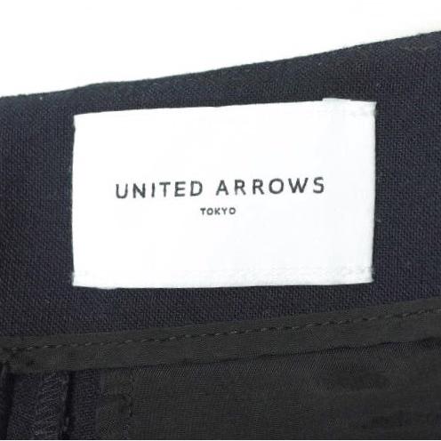 UNITED ARROWS ユナイテッドアローズ UWMSC P/R サイドスリットパンツ 1514-144-4769 36 ネイビー ストレート スラックス ボトムス g14231 |  | 03