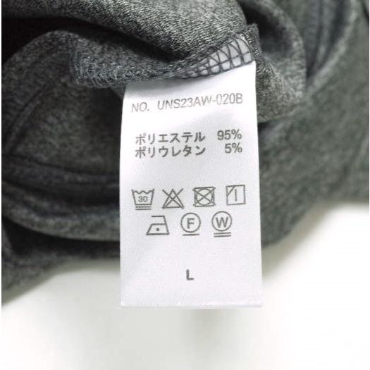 新品 Danke Schon ダンケシェーン 23AW JERSEY HOODY 立体ロゴ ジップアップパーカー UNS23AW-020B L チャコール スウェット g14252 |  | 07