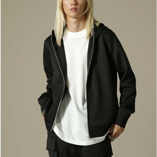 新品 Danke Schon ダンケシェーン 23AW JERSEY HOODY 立体ロゴ ジップアップパーカー UNS23AW-020B L ブラック スウェット g14253 |  | 02