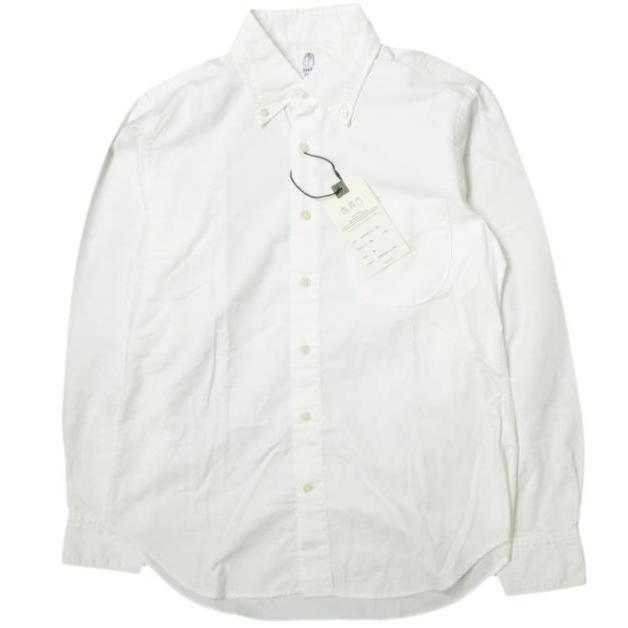 新品 KATO カトー OXFORD B.D. SHIRT オックスフォードボタンダウンシャツ BS930153-101 M ホワイト 長袖 トップス g14293 | 