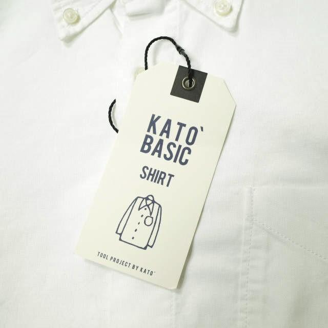 新品 KATO カトー OXFORD B.D. SHIRT オックスフォードボタンダウンシャツ BS930153-101 M ホワイト 長袖 トップス g14293 |  | 02