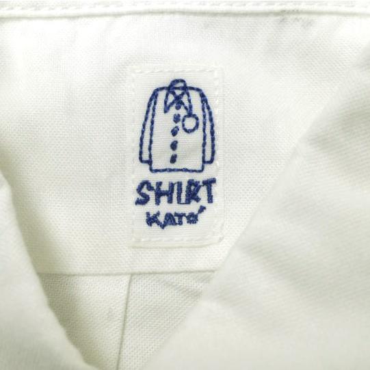 新品 KATO カトー OXFORD B.D. SHIRT オックスフォードボタンダウンシャツ BS930153-101 M ホワイト 長袖 トップス g14293 |  | 07