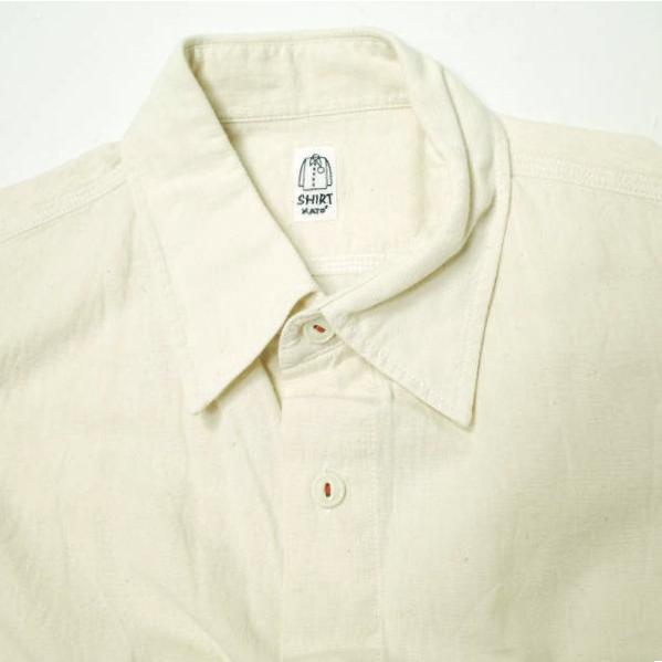 KATO カトー L/S WORK SHIRTS ワークシャツ KS930182-190415 M ナチュラル 長袖 トップス g14294 |  | 02
