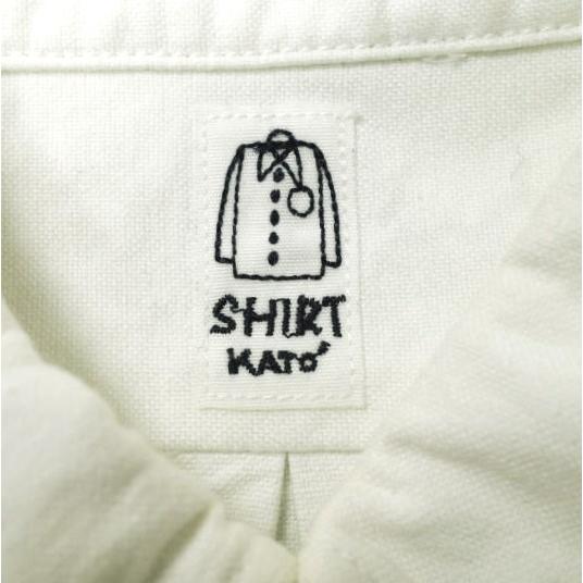 KATO カトー ニューオックスシャツ OXFORD B.D. SHIRT BS712081-161020 M ホワイト 長袖 オックスフォード ボタンダウン トップス g14309 |  | 02