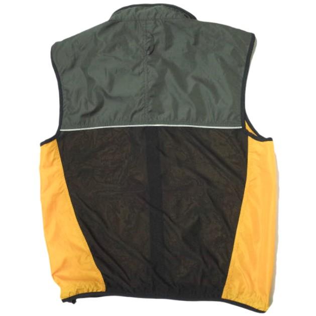 THE NORTH FACE ザ・ノースフェイス リップストップナイロン ジップアップベスト L イエロー STOW POCKET トップス g14341 |  | 01