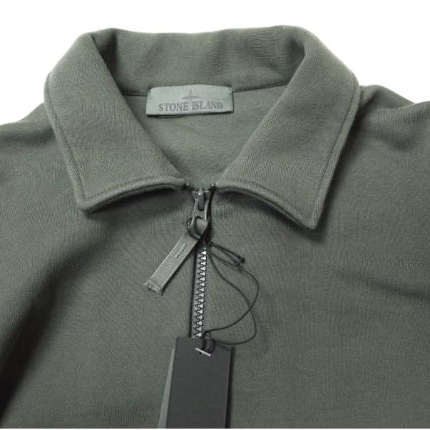 新品 STONE ISLAND ストーンアイランド 22AW GHOST PIECE コットンジャージジップスウェット 7715624F3 L グレー トレーナー g14369 |  | 03