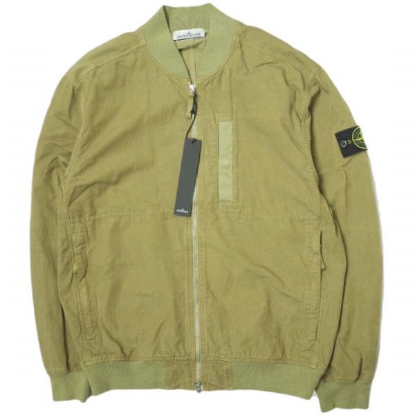 STONE ISLAND ストーンアイランド 23SS CUPRO COTTON TWILL - TC キュプラコットンツイル ボンバージャケット 781542629 L カーキ g14370 | 