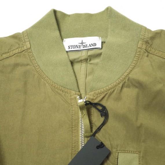 ストーンアイランド ジャケット ベージュ　カーキ　stone  ストーンアイランド STONE ISLAND FUR GARMENT DYED DOWN JACKET