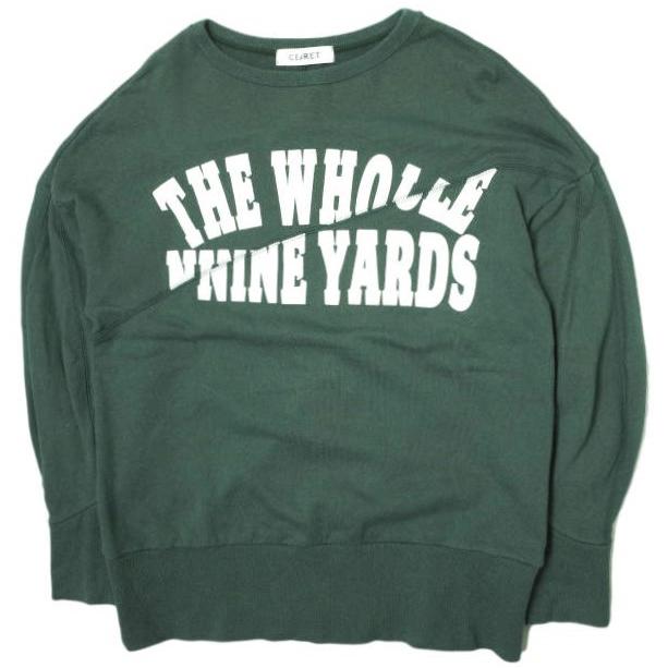 CEaRET シーレット 22AW 日本製 Remake Logo Sweat リメイクロゴスウェット 223035 2 ダークグリーン トレーナー プルオーバー g14422 | 