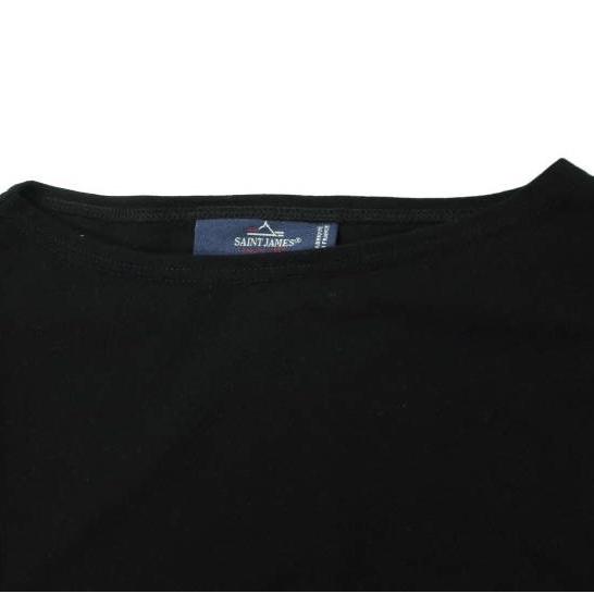 SAINT JAMES セントジェームス フランス製 PIRIAC - SOLID ピリアック ソリッドボートネックTシャツ 3(S/M) ブラック 半袖 トップス g14436 |  | 03