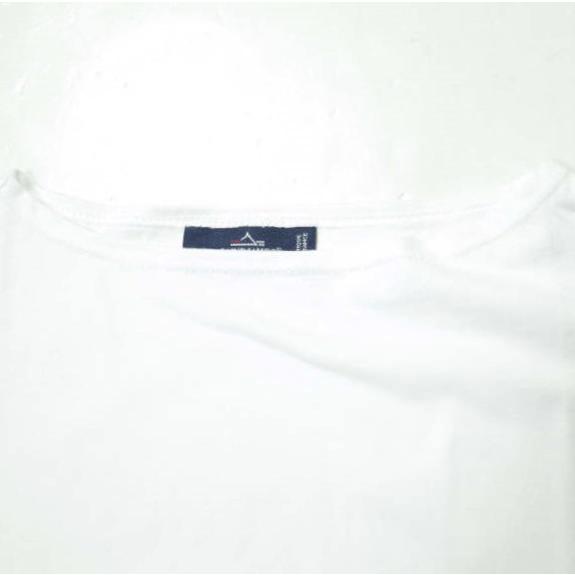 SAINT JAMES セントジェームス フランス製 PIRIAC - SOLID ピリアック ソリッドボートネックTシャツ 3(S/M) ホワイト 半袖 トップス g14437 |  | 03