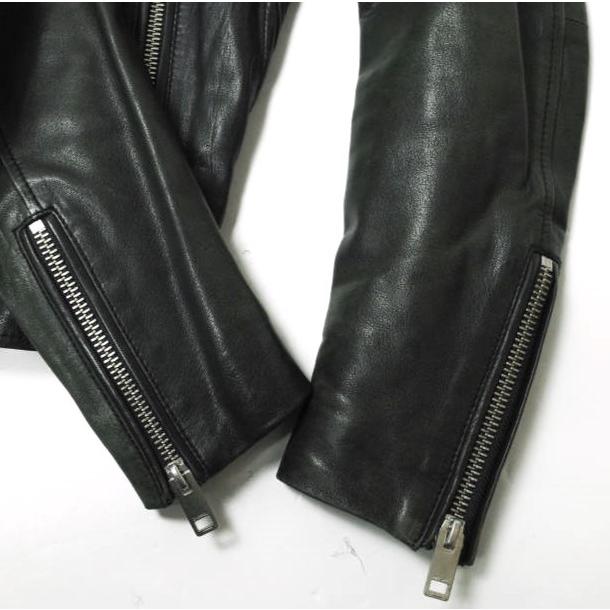 DIESEL ディーゼル TIMELESS COLLECTION シングルライダーズジャケット JKWOKA0102 M ブラック 革ジャン ラムレザー アウター g14477 |  | 05