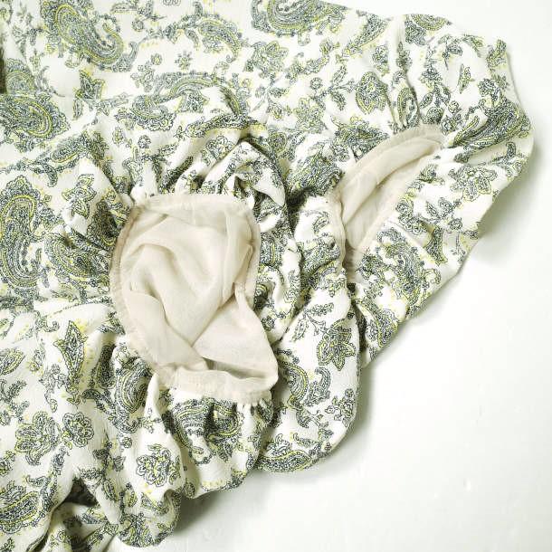 green label relaxing UNITED ARROWS 21SS CFC ボリュームスリーブワンピース 3626-169-2779 NATURAL ロング ドレス ペイズリー g14528 |  | 04