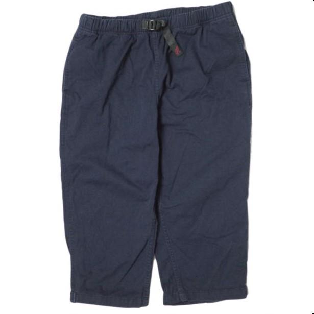 GRAMICCI グラミチ 3/4 LENGTH PANTS 七分丈クライミングクロップドパンツ 0719-56J L NAVY イージー ボトムス g14656 | 