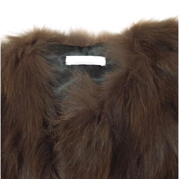 JEANPAUL KNOTT ジャンポールノット ベルギー製 フォックスファーベスト 0 ブラウン ジレ リアルファー トップス g14659 |  | 03