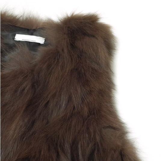 JEANPAUL KNOTT ジャンポールノット ベルギー製 フォックスファーベスト 0 ブラウン ジレ リアルファー トップス g14659 |  | 04