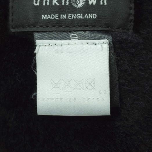 UNKNOWN アンノウン イギリス製 フーデッドムートンコート ?32-08-25-08192 Free ネイビー 羊革 シープ アウター g14674 |  | 07
