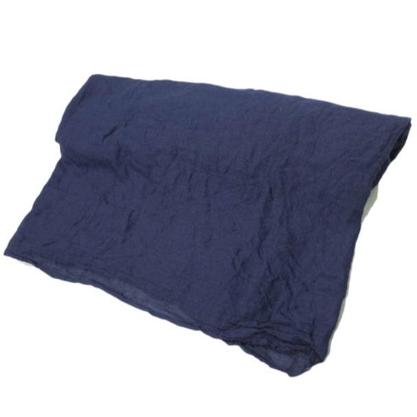 Faliero Sarti ファリエロサルティ イタリア製 AZZURRA アズーラ ウールカシミヤ大判フリンジストール ネイビー マフラー g14683 | 