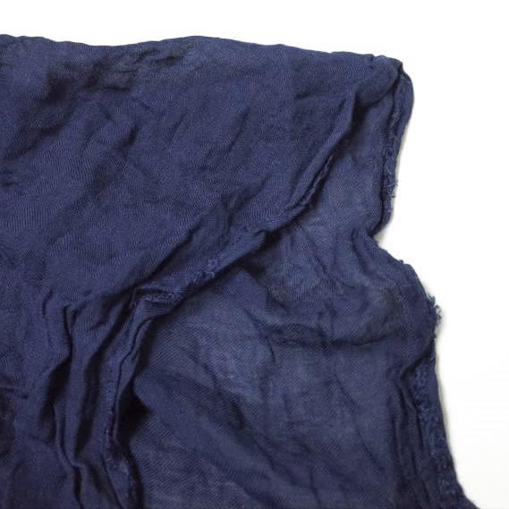 Faliero Sarti ファリエロサルティ イタリア製 AZZURRA アズーラ ウールカシミヤ大判フリンジストール ネイビー マフラー g14683 |  | 03