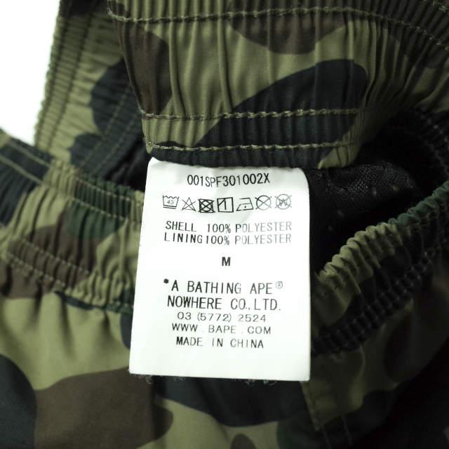 A BATHING APE ア ベイシング エイプ 1ST CAMO BEACH PANTS カモフラージュベンチパンツ 001SPF301002X M グリーン BAPE ショーツ g14695 |  | 06