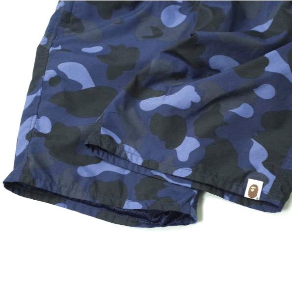 A BATHING APE ア ベイシング エイプ 1ST CAMO BEACH PANTS カモフラージュベンチパンツ 001SPD301016X M ネイビー BAPE ショーツ g14696 |  | 04