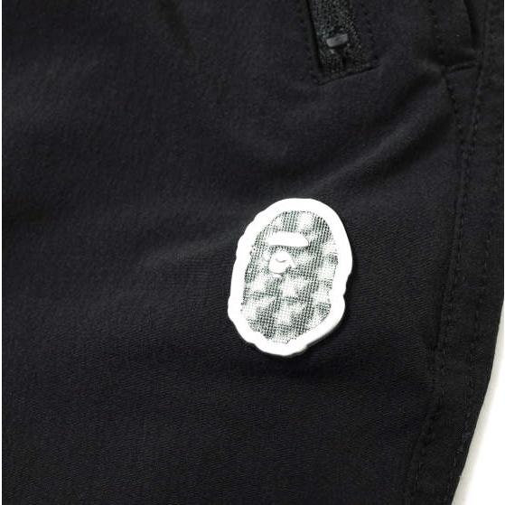A BATHING APE ア ベイシング エイプ HEAD PATCH NYLON EASY PANTS ベルテッドナイロンイージーパンツ 001PTG301015X S ブラック g14697 |  | 04