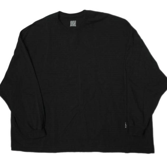Stripes For Creative ストライプフォークリエイティブ S.F.C 23AW 日本製 SUPER BIG FLAT LS TEE ロングスリーブTシャツ XL BLACK g14740 | 