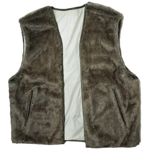 LAATO ラート アーバンリサーチ 22AW キコリベスト WB27-27N001 Free ブラウン ジレ リバーシブル ファー トップス g14766 | 