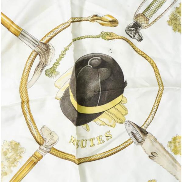 HERMES エルメス カレ90 MEUTES ヴィンテージ 猟犬 シルクスカーフ BLUE 馬柄 総柄 g14807 |  | 05